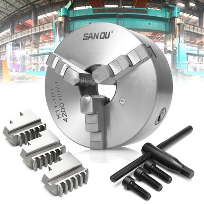 正品三鷗SANOU K11 100三爪自定心卡盤(pán) 高效精準(zhǔn)的機(jī)械加工伙伴